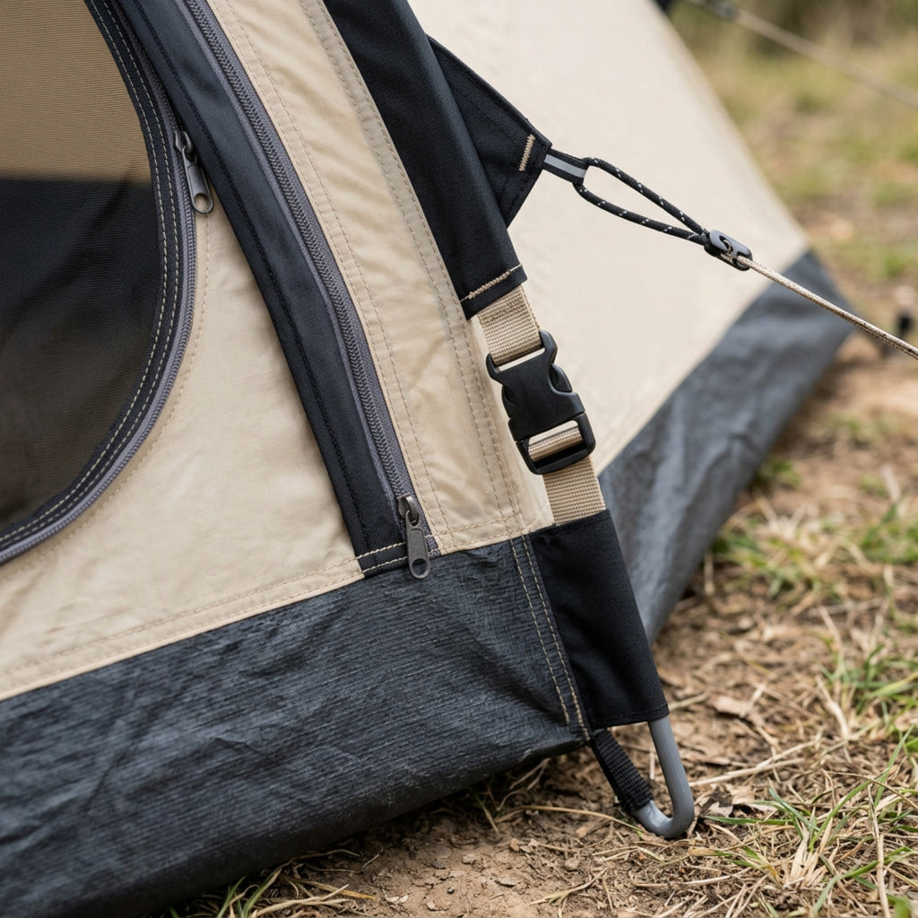 Dlynd Sandmere Tunnel Tent 4 Person Sand Beige