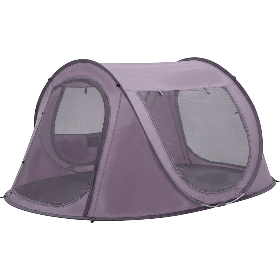 Dlynd Two Person Oval Instant Pop-Up Tent Lavender Charcoal